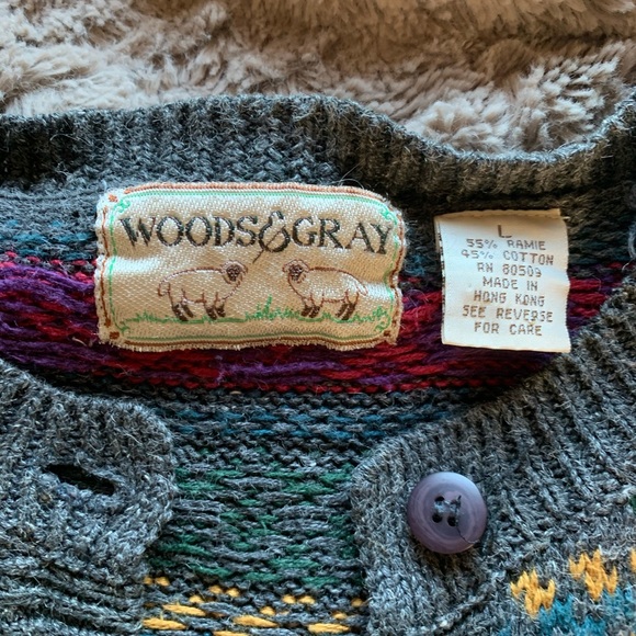 Cotton and ramie cardigan - Picture 3 of 3